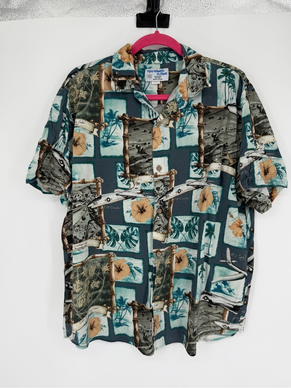 Cape Kennedy Space button up size XL, NASA
